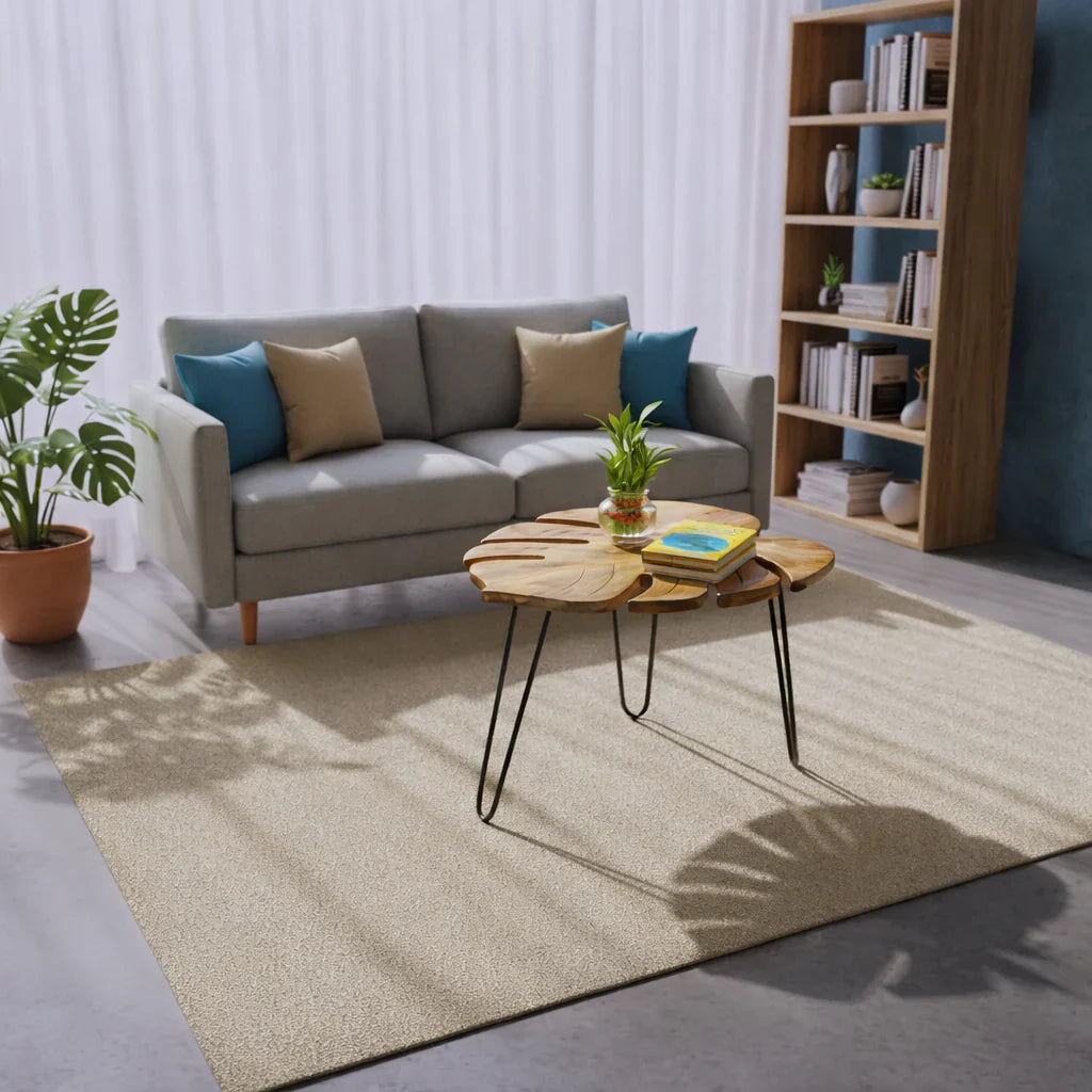 Anasay Modern Metal Leg side Table