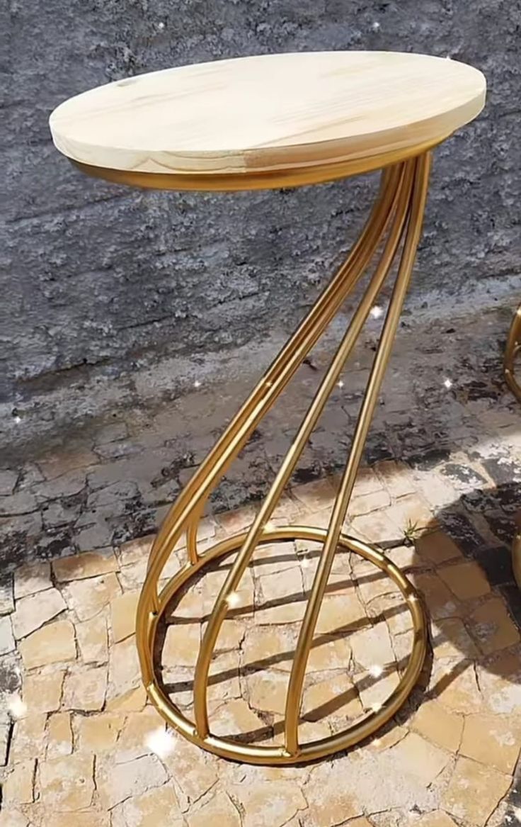 Anasay Modern Metal side Table