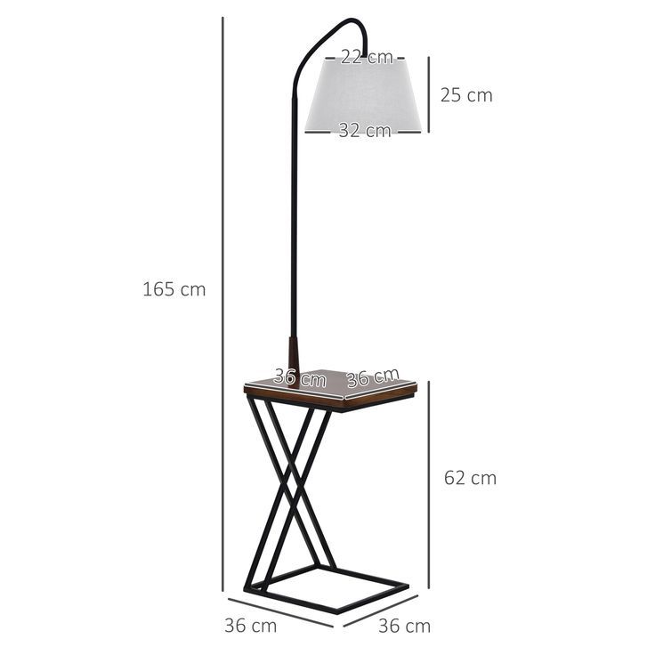 Classic Floor Lamp for Living Room Home Decoration Brown