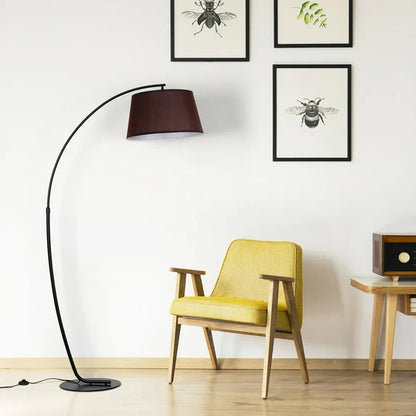 Anasay Modern Arc Floor Lamp – Tall Hanging Lamp for Living Room & Bedroom