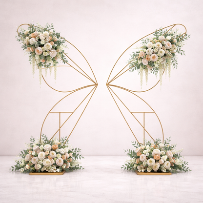 Anasay Wedding Arch Butterfly Metal Stand, 5 ft