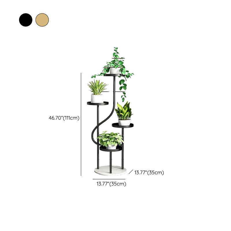 Square Metal Plant Stand Modern Decoration Plant