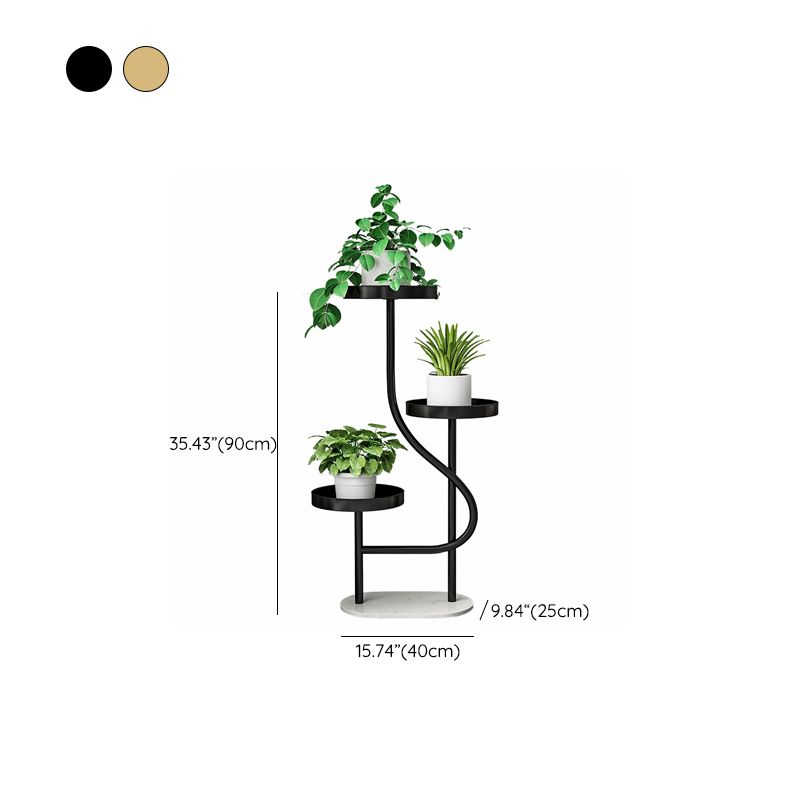 Square Metal Plant Stand Modern Decoration Plant