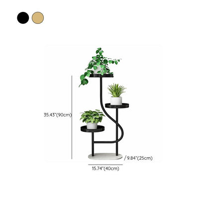 Square Metal Plant Stand Modern Decoration Plant