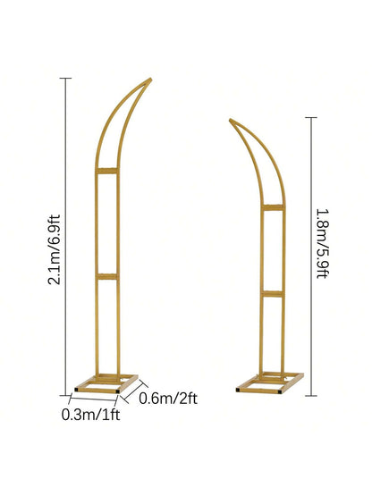 Anasay Wedding Arch Eagle Metal Stand, 5 ft  set of 2