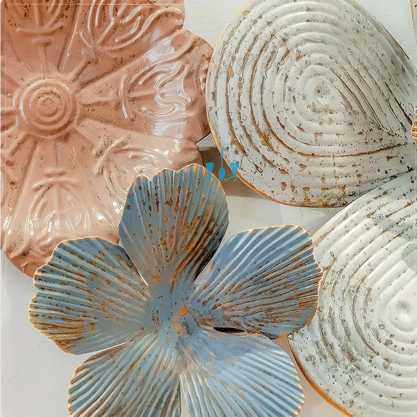 Luxury Floral Metal Wall Decor