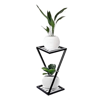Anasay Modern Plant Stand black set of 4