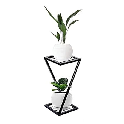 Anasay Modern Plant Stand black set of 4