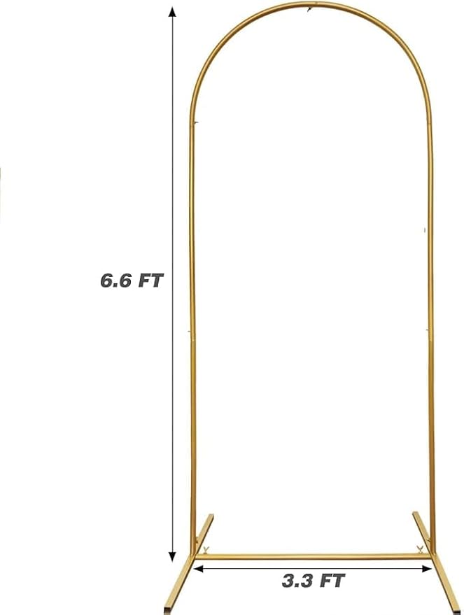 Anasay Wedding Arch Metal Stand, 6 ft