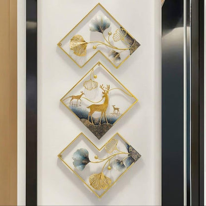 Royal Deer Luxe Wall Art Set