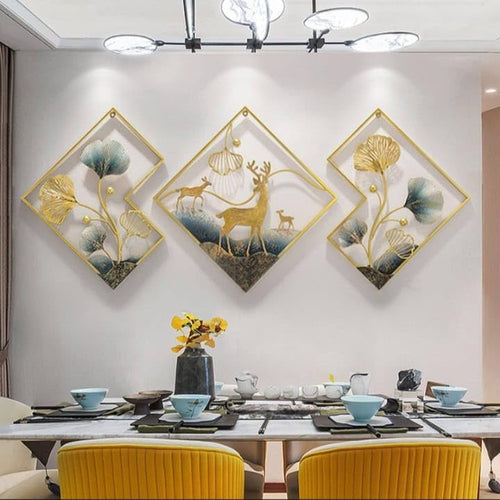 Royal Deer Luxe Wall Art Set