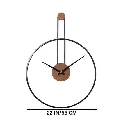 Anasay Chintamani Vintage Wall Clock – 22-Inch Decorative Timepiece for Living Room, Bedroom & Farmhouse Style Decor