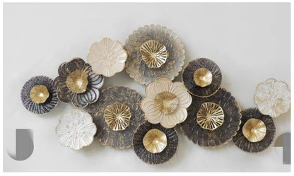 Royal Blossom Luxury Metal Wall Art