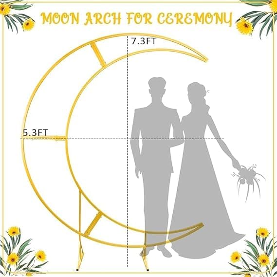 Anasay Wedding Arch Metal Stand, 6 ft