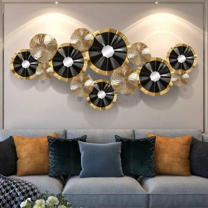 Luxury Black & Gold Abstract Wall Art