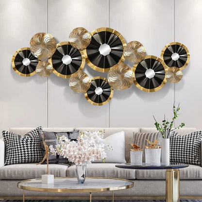 Luxury Black & Gold Abstract Wall Art