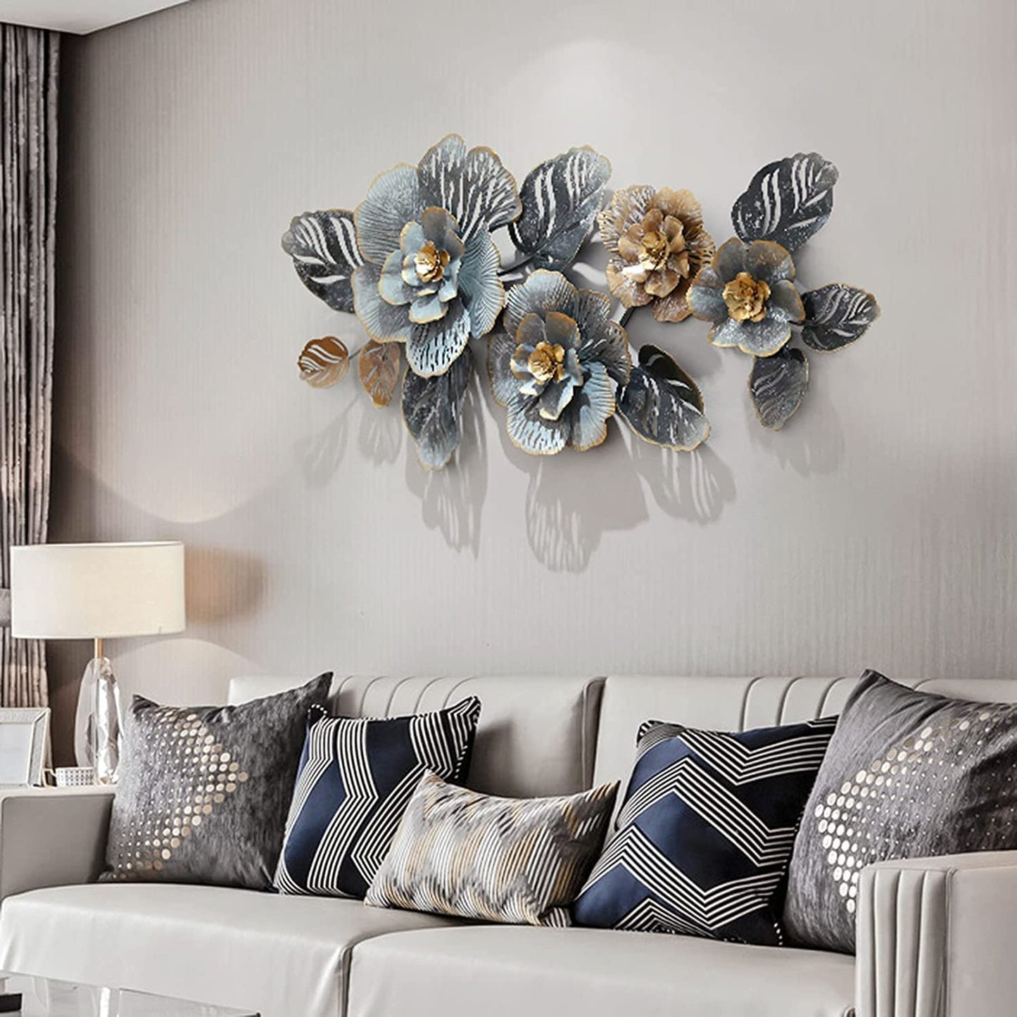 Luxury Midnight Floral Wall Art