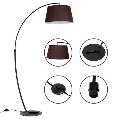 Anasay Modern Arc Floor Lamp – Tall Hanging Lamp for Living Room & Bedroom