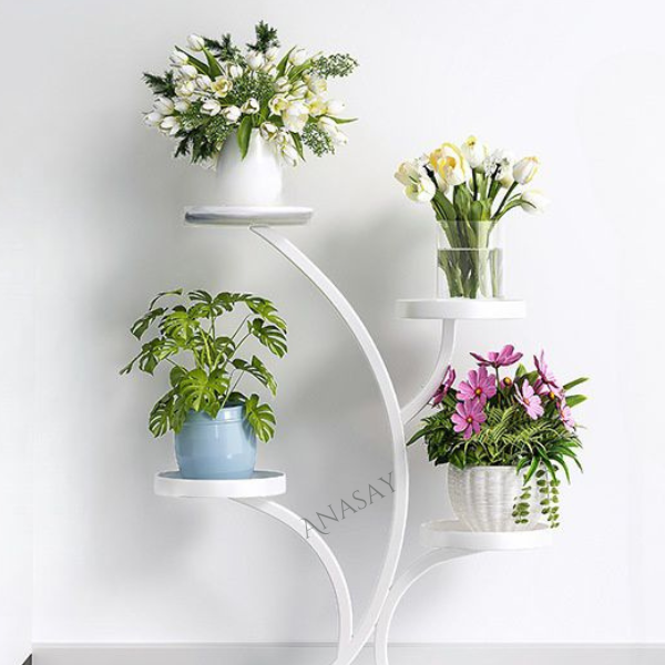 Round Metal Plant Stand Modern Decoration Plant