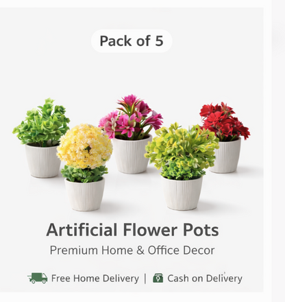 Artificial Flower Pots