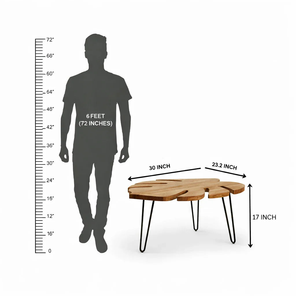 Anasay Modern Metal Leg side Table