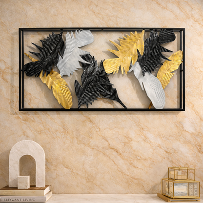 Luxury Palm Leaf Metal Wall Decor