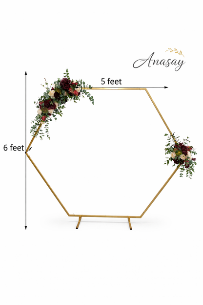 Anasay Wedding Arch Metal Stand, 5 ft