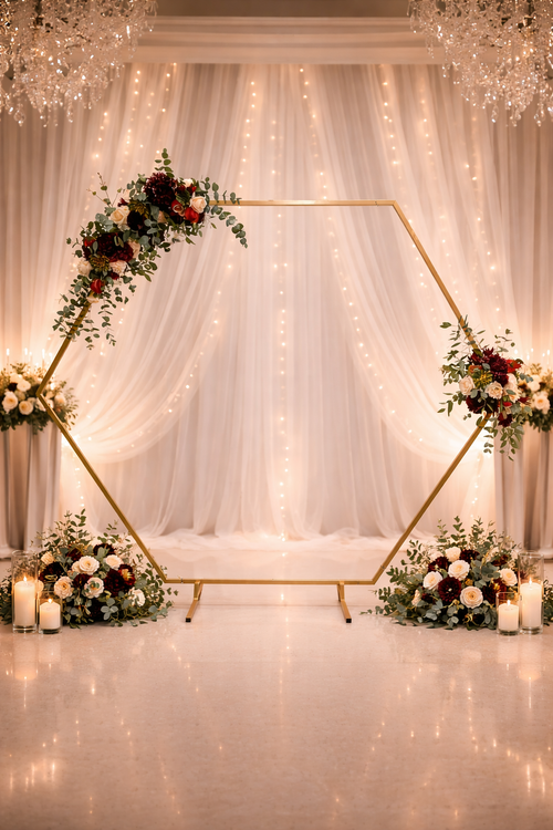 Anasay Wedding Arch Metal Stand, 5 ft