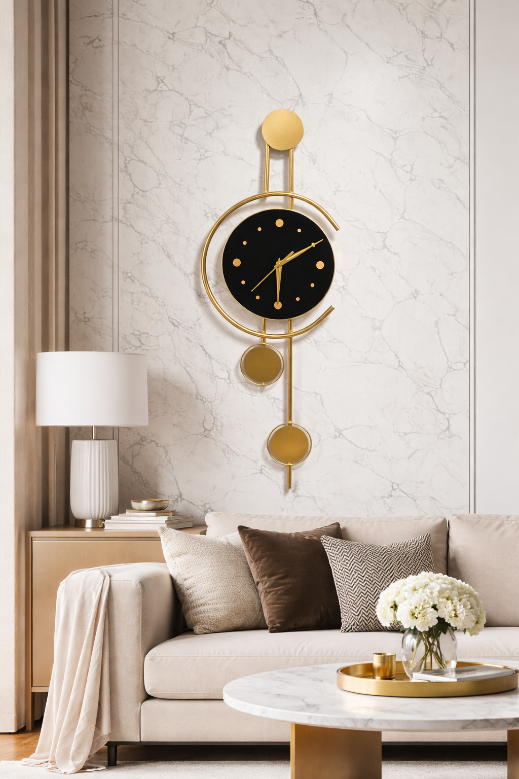 Luxe Time Ring Wall Clock