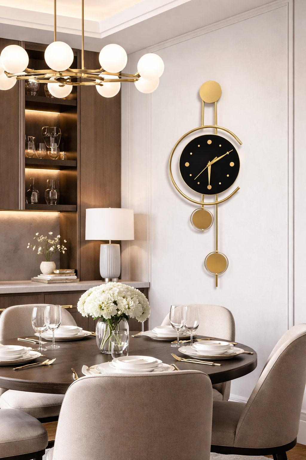Luxe Time Ring Wall Clock