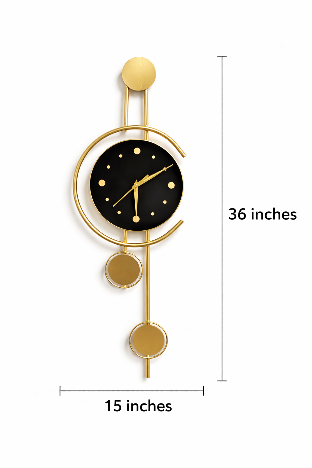 Luxe Time Ring Wall Clock
