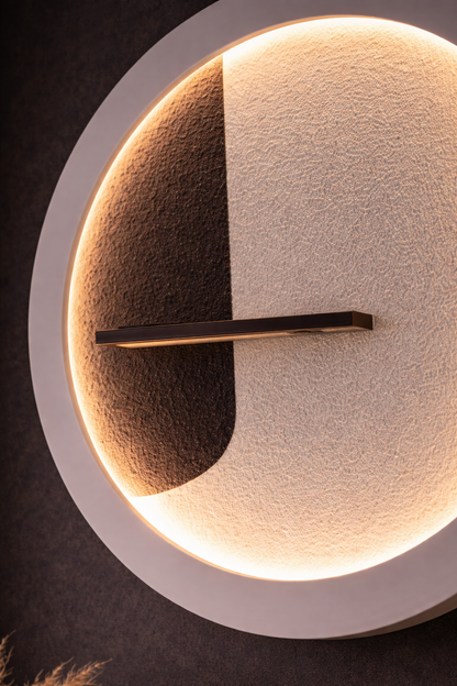 LunaRing LED Wall Decor with Floating Shelf