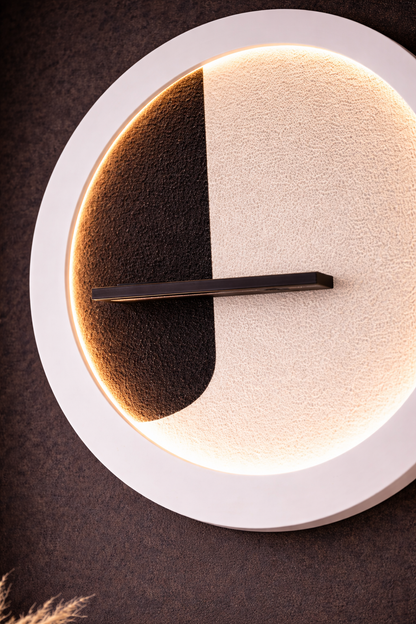 LunaRing LED Wall Decor with Floating Shelf