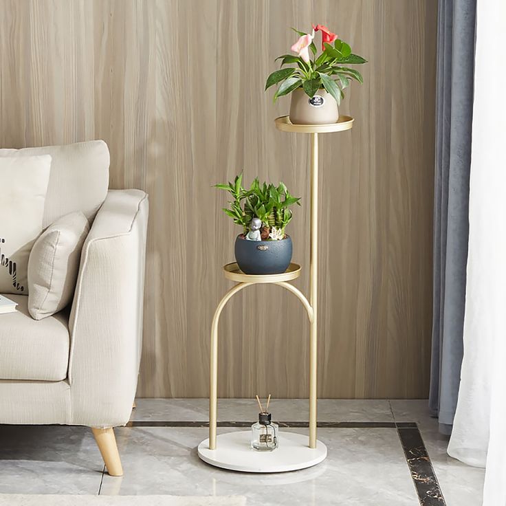 Anasay Modern Metal Flower Stands