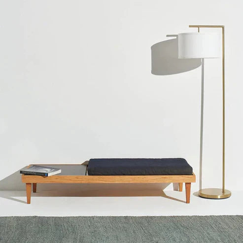 Golden Floor Lamp for Living Room & Bedroom Decor