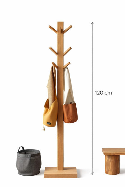 Anasay Modern Wood Cloth Stands