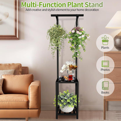 “FloraNest Multi-Function Plant Stand”