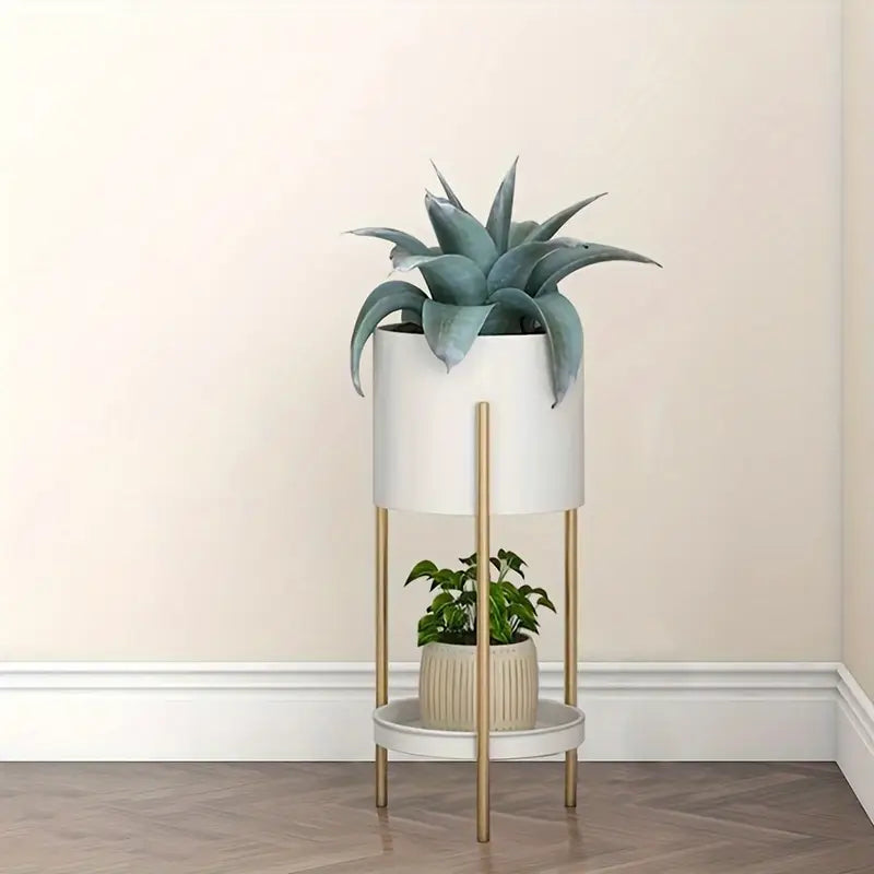 Metal Flower Stand - Perfect for Home Decor ( Set of 2 )