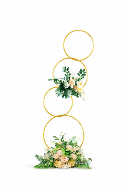 Anasay Wedding Arch Heart Metal Stand, 5 ft