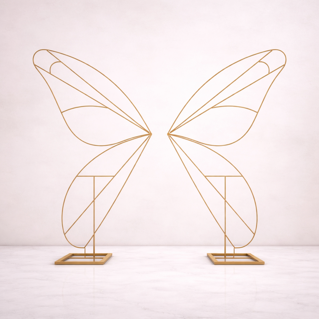 Anasay Wedding Arch Butterfly Metal Stand, 5 ft