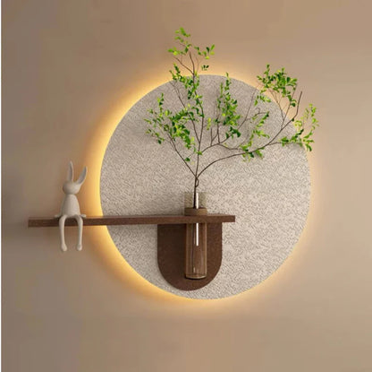 Anasay Grace Circular Glow LED Light Wall