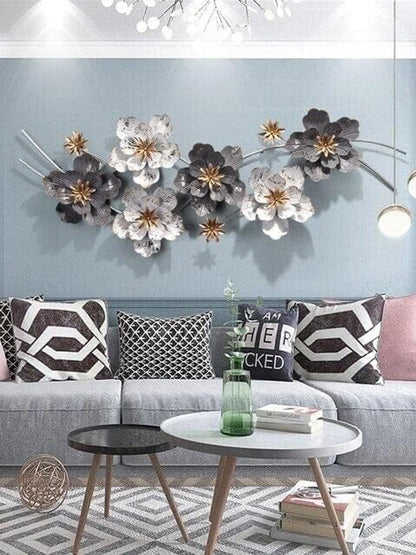 Royal Blossom Metal Wall Art