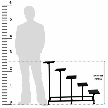 Anasay Plant Stands Plant Stand for Balcony Rust Proof Metal Plant Stand for Living Room